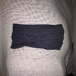 Black bandeau bra
